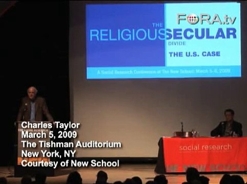 Charles Taylor Analyzes History of American Secularism