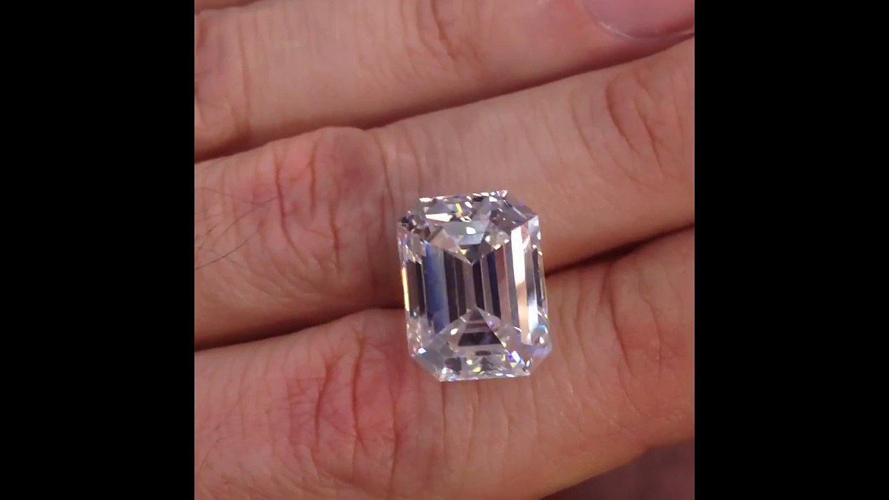 Large Emerald Cut Diamonds