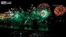 Rio De Janeiro_ Brasil - 2015 New Years Fireworks Show
