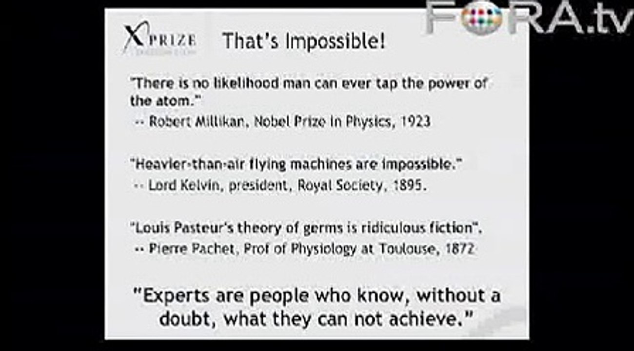 Peter Diamandis - Belief That We Can Do Something