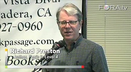 Richard Preston Enters Level 4 Lab to Find Ebola Virus