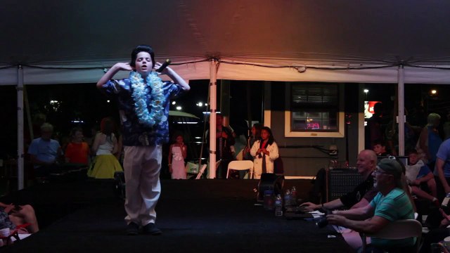 Kid sings Rock A Hula Baby Elvis Week 2014 video