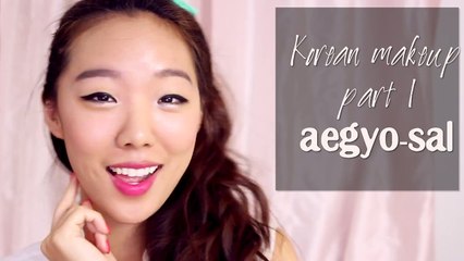 Aegyo sal Korean makeup tutorial Ulzzang/Uljjang Easy Eye Makeup 애교살 메이크업/얼짱메이크업 monolids/asian eyes