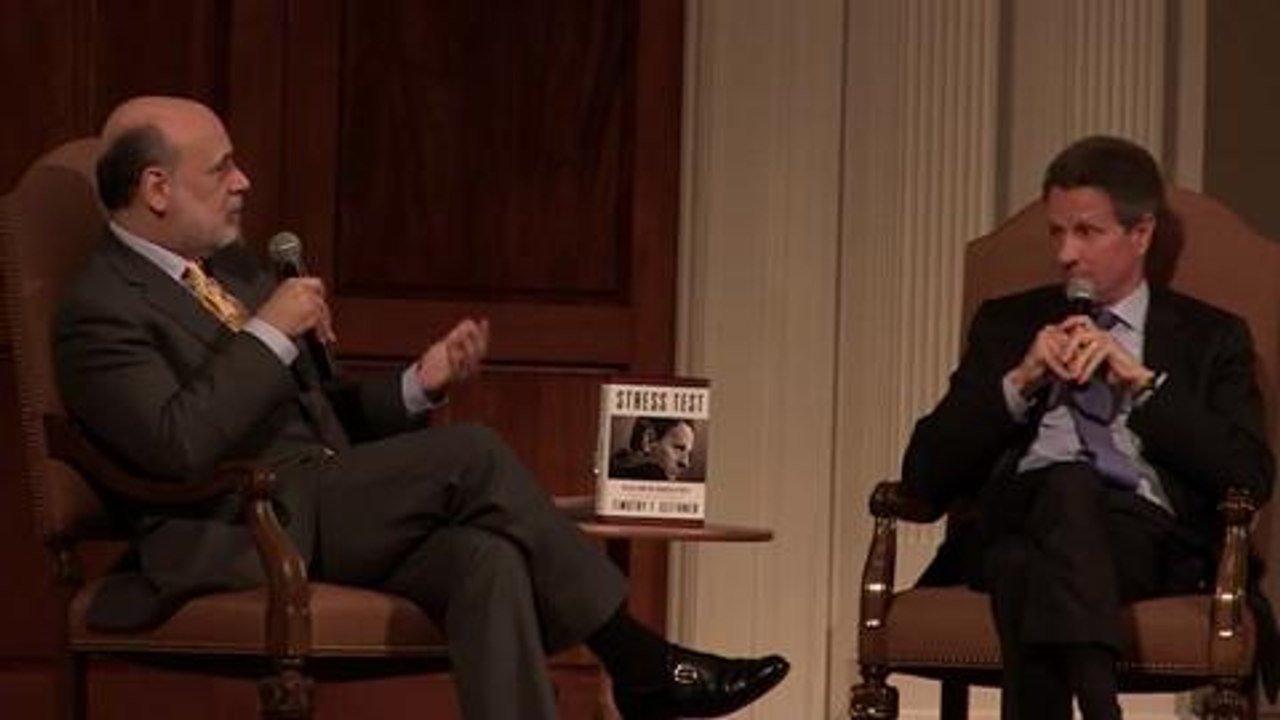 Ben Bernanke and Timothy Geithner: Fixing Inequality