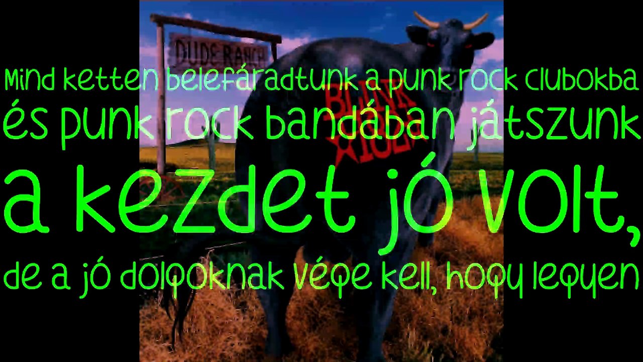 blink-182 -Apple Shampoo/Almás sampon magyar felirattal