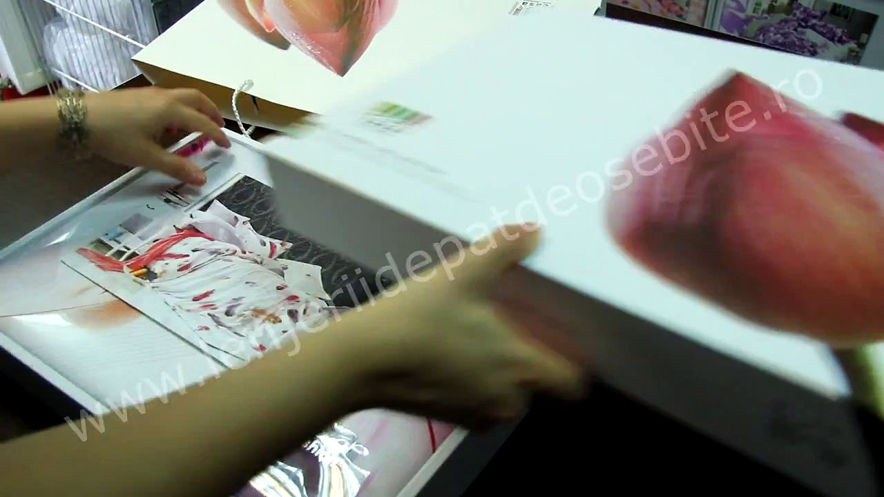 Lenjerii de pat bumbac 100% cu fulgi