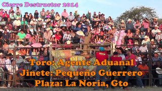 ¡¡¡Agente Aduanal vs Pequeño Guerrero!!! Rancho LOS DESTRUCTORES De Memo Ocampo En La Noria Guanajuato 2014