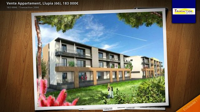 Vente Appartement, Llupia (66), 183 000€