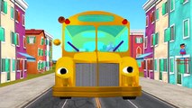 Latest Spiderman Funny Cartoons Wheels On The Bus Go Round And Round Children Nursery Rhymes
