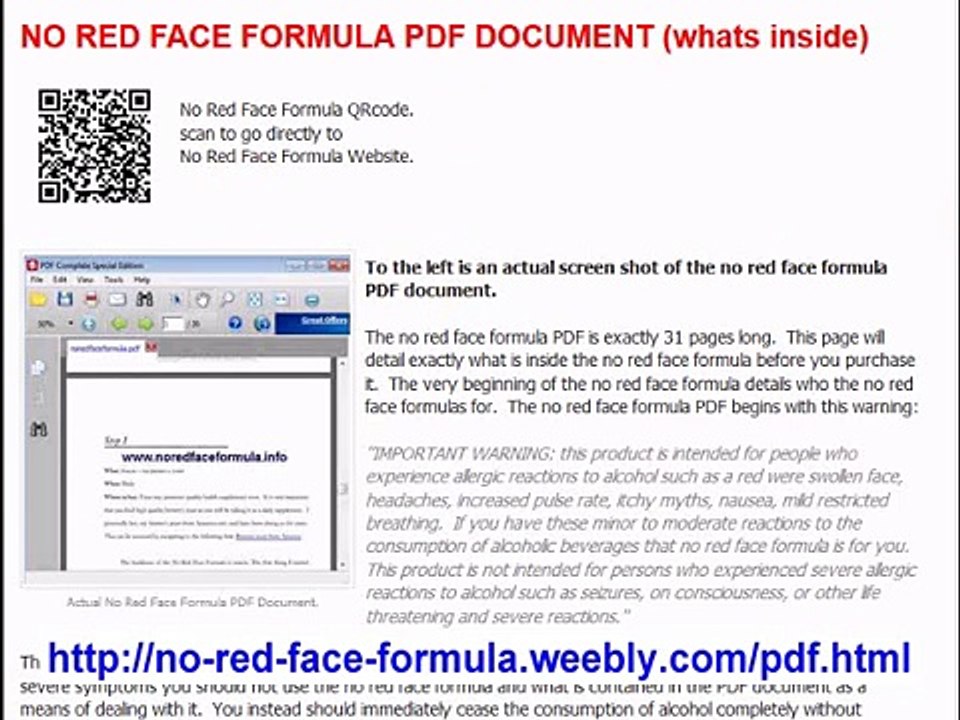 pdf - NO RED FACE FORMULA - pdf document download