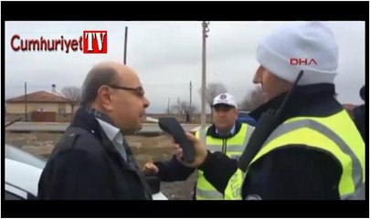 Alkollü sürücü: Yapmayın ara yoldayız ne olacak ki