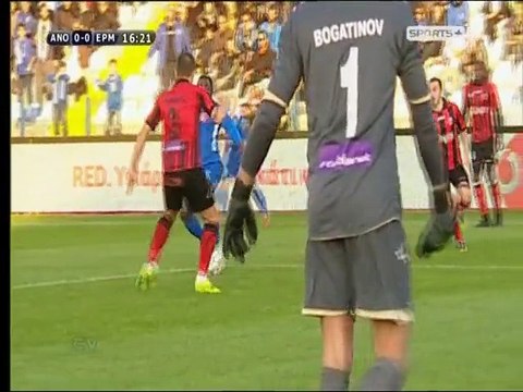 Ανόρθωση - Ερμής (Γκόλ - Πέναλτι Κάλβο 16΄)