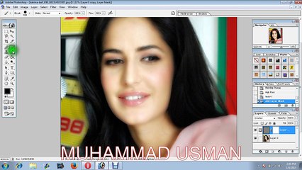 how to SOFT Picture IN aDoBe....