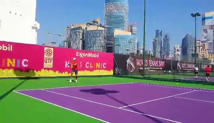 ATP - Doha - Karlovic et Bemelmans à l'entraînement