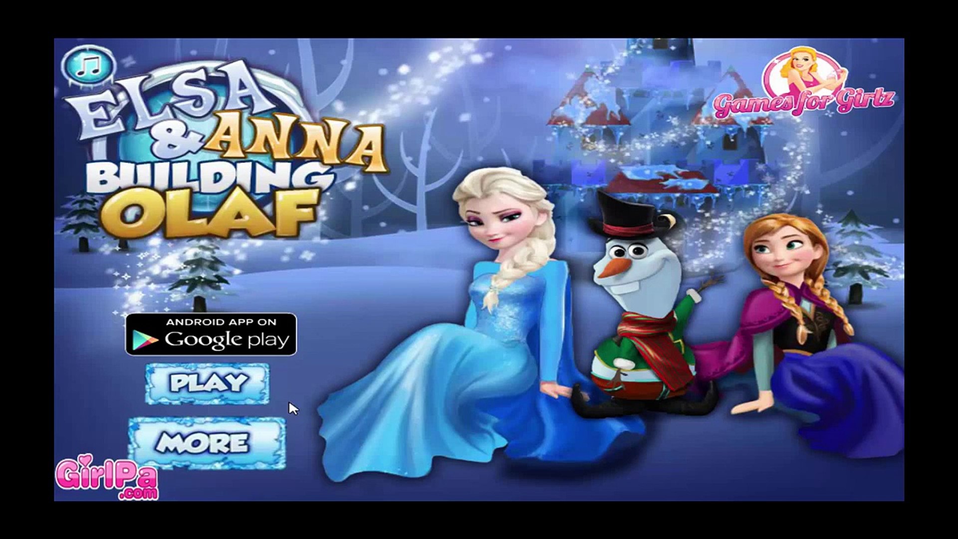 Disney Princess Frozen - Elsa And Anna Building Olaf - Disney Frozen Games  for Girls - video Dailymotion