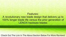 Lenox Tools 20162T232HE Bi-Metal 12-Inch 32 TPI, Hacksaw Blades for Use on Non-Ferrous Metal, 2-Pack Review