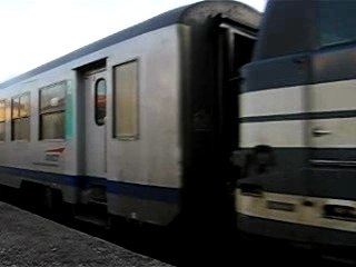 dépard d'un train corail