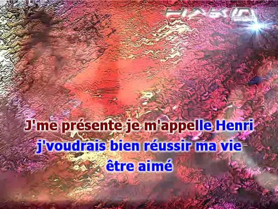 KARAOKE DANIEL BALAVOINE - Le chanteur