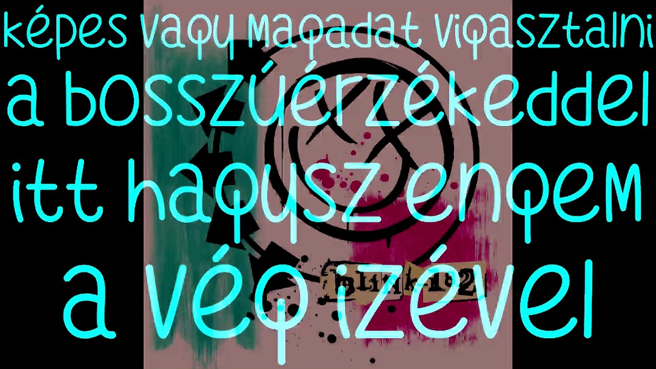 blink-182 – Obvious/Nyilvánvaló magyar felirattal