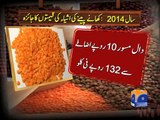 Geo News Headlines 3 January 2015_ Food Prices Review in 2014