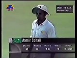 shahid afridi bowling against Azharuddin Pak vs Ind Test