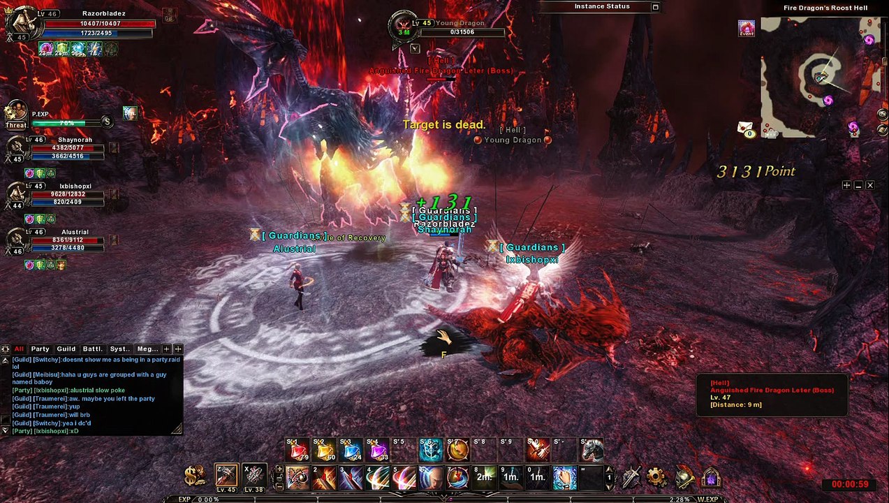 Anguished Fire Dragon Leter