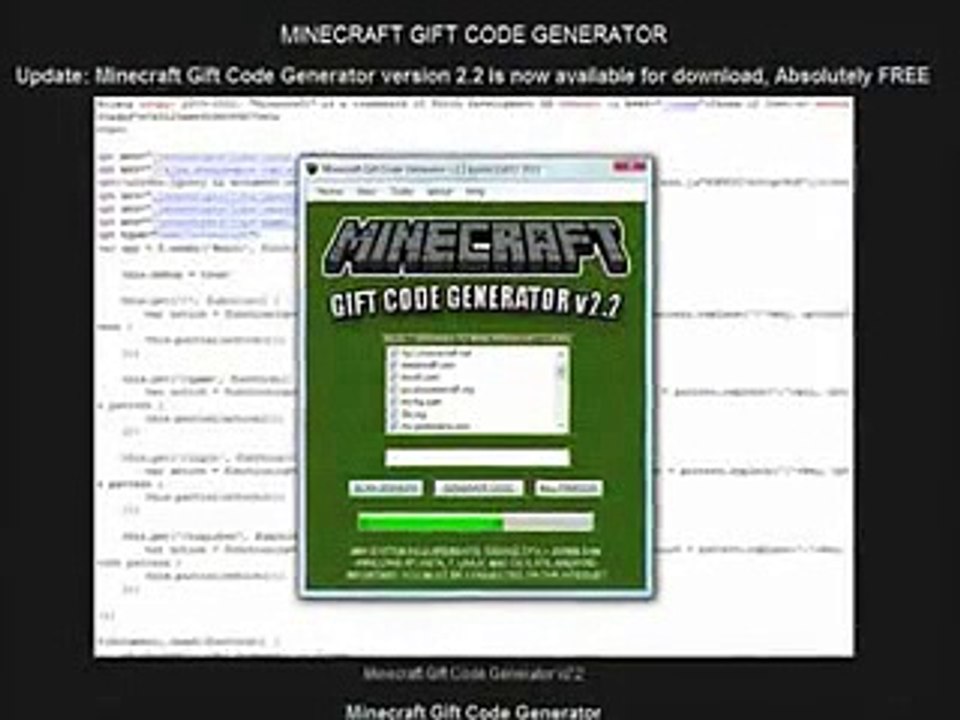 MINECRAFT GIFT CODE GENERATOR 1 4 7 NEW WORKING 2013 FREE MINECRAFT PREMIUM ACCOUNT REDEEM CODES