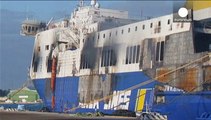 Les enquêteurs italiens à bord du ferry Norman Atlantic