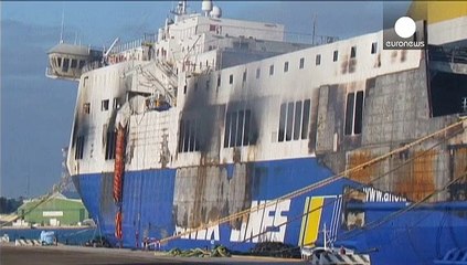 Les enquêteurs italiens à bord du ferry Norman Atlantic