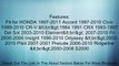 Phgiveu 10mm 40 Pcs / Pack Push-type Nylon Bumper Fender Flare Fastener Rivet Clips 91503-sz3-003 for Honda Accord Civic Cr-v CRX Del Sol Element Fit Insight Odyssey Pilot Prelude Ridgeline S2000 Acura Cl Integra MDX RDX Rl RSX Tl TSX Review