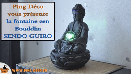 Fontaine dintérieur zen Bouddha Sendo Guiro (WWW.PING-DECO.FR)