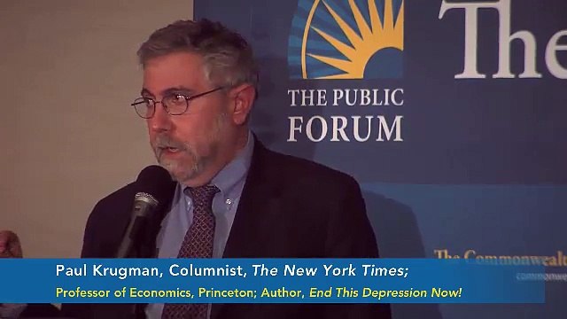 Krugman: Our Economic Catastrophe Could Be Solved Easily