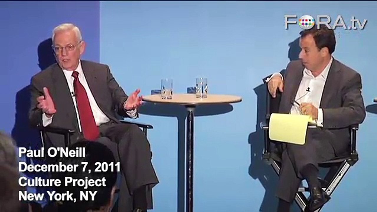 Paul O'Neill: Why We Need an Architectural President