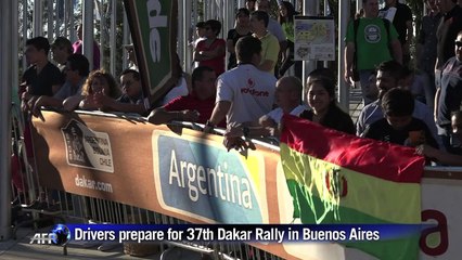 Drivers get ready for 37th Dakar rally