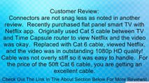 Cat6 Networking RJ45 Ethernet Patch Cable - (50 Feet) White Review