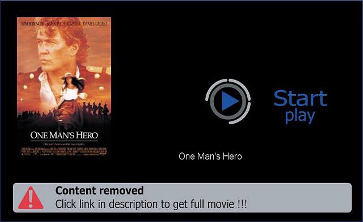 One Man's Hero Movie Full Download