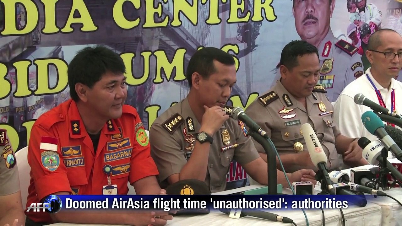 Doomed AirAsia flight schedule 'unauthorised'