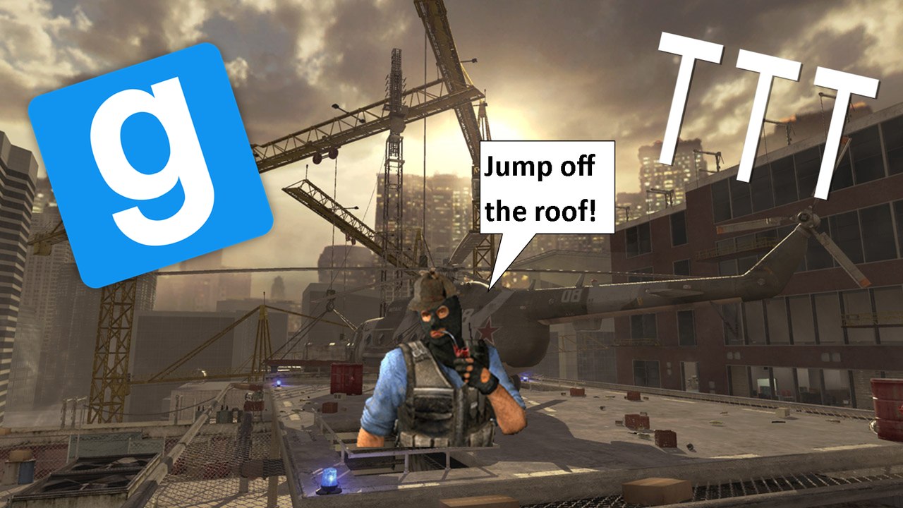 GMod: TTT - Jump off the Roof