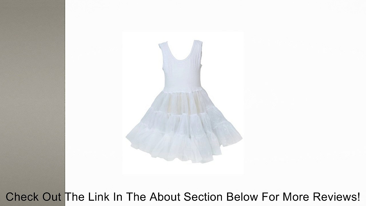 Miss Model Girls Antistatic White Full Petticoat Slip - Sizes 2-16 Review