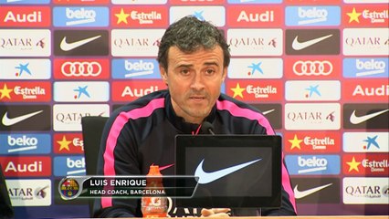Luis Enrique: "Queda mucha liga y estamos en la lucha"