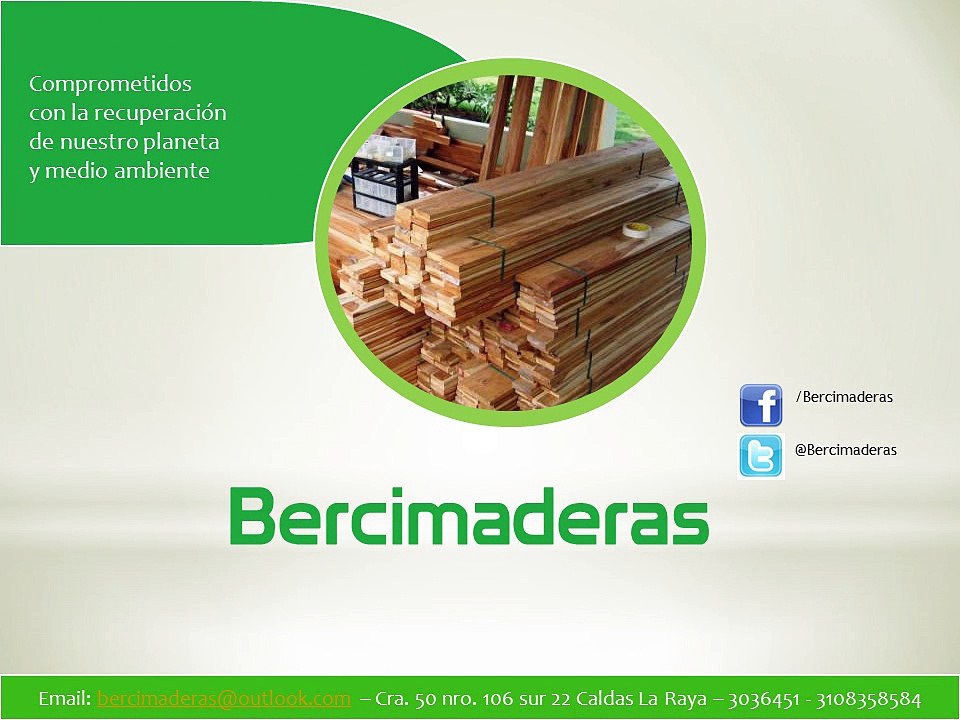 Bercimaderas - Disposición final de la madera - Reciclaje de madera en Medellín - Recolección de madera usada