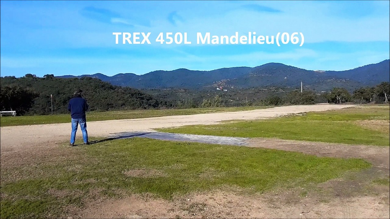 T-rex 450L Dominator 6S cool flight 2015 (Ailes d'azur Mandelieu 06)