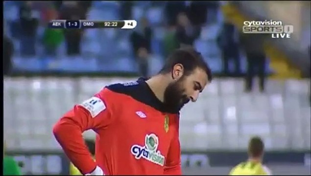 ΑΕΚ Λάρνακας - Ομόνοια 03-01-2015 (1-3 Μίκαελ Ποτέ 91')