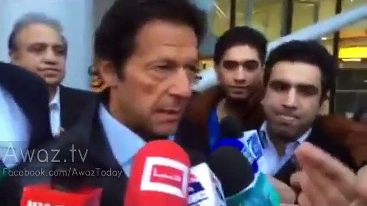 We ended sit-in because of Peshawar Tragedy - Imran Khan Talks to media at London Airport