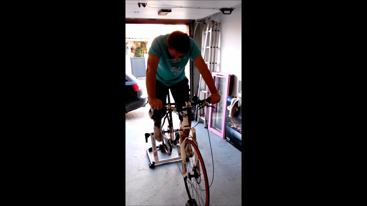 Premier test du home trainer