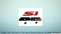 HONDA SI 3D Metal Emblem Auto Front Grill Grille Review