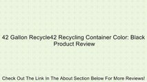 42 Gallon Recycle42 Recycling Container Color: Black Review