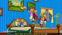 Ten Little Teddy Bears Jumping on the Bed Song - 3D Animation Nursery Rhymes for Children.mp4