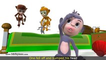 Five Little Monkeys Jumping on the Bed Nursery Rhyme - 3D Animation Rhymes for Children.mp4