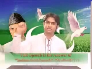 Pakistani Boy Reply to indian Girl's Bad Speech.